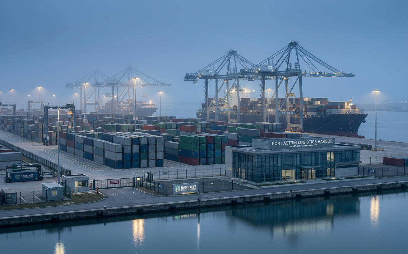 Port Astrin logistics harbor photo